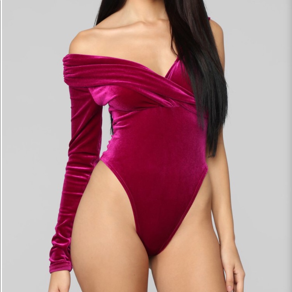 Velvet bodysuit
